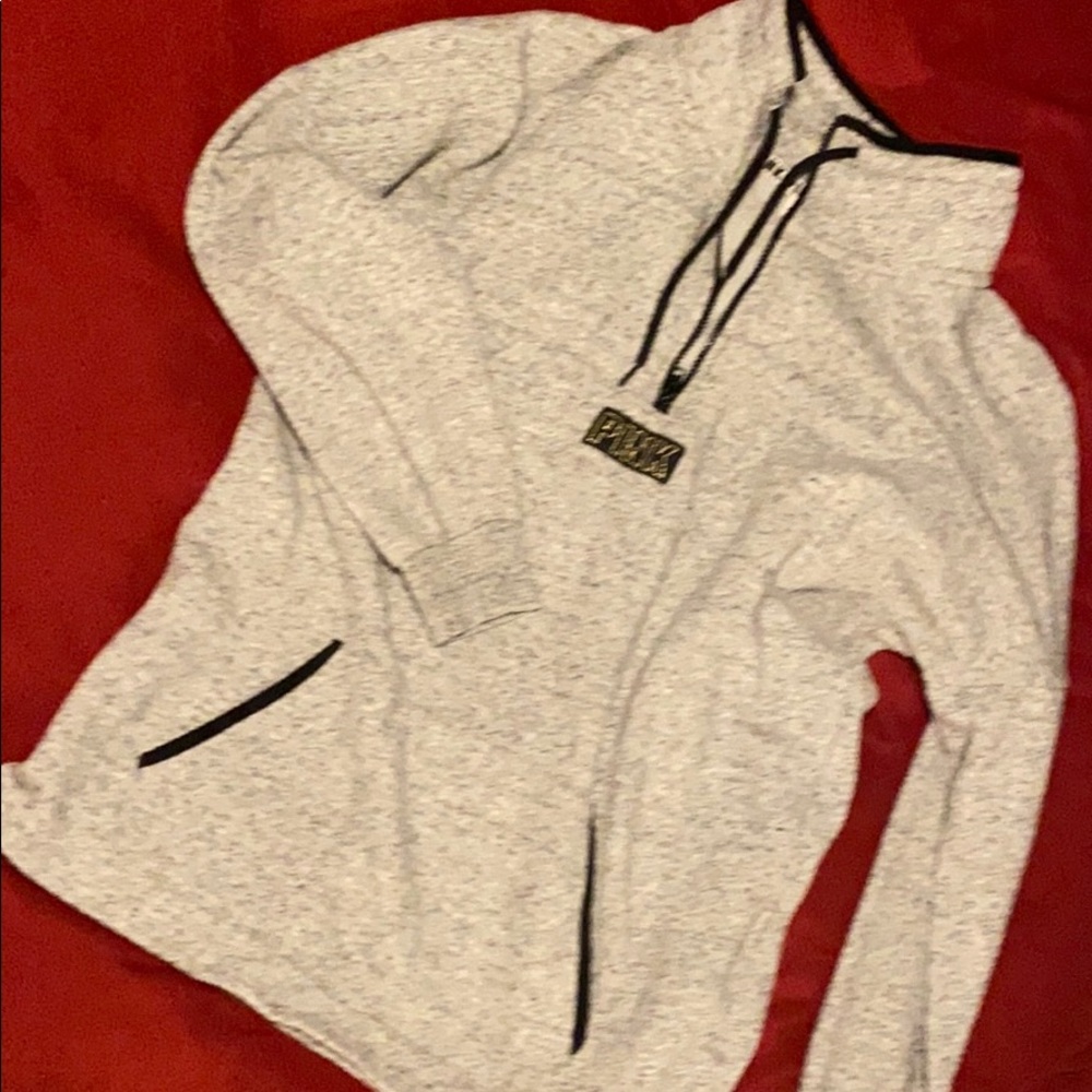 Pink half zip
